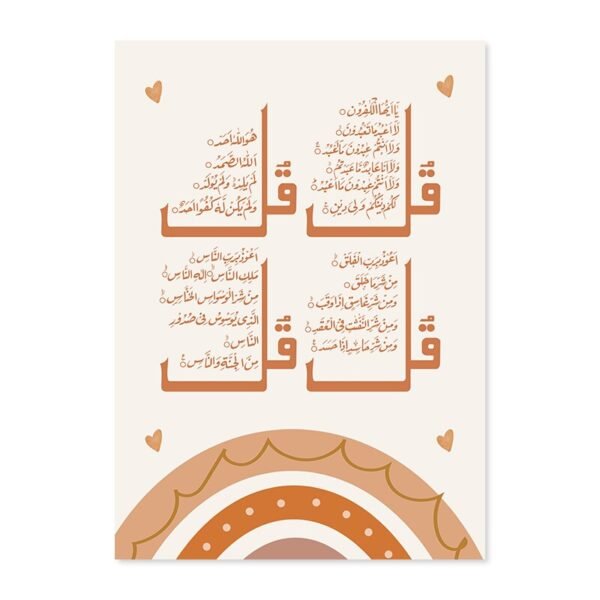 Poster Personnalisé Boho Ayat al Kursi pour Chambre de Fille - 2