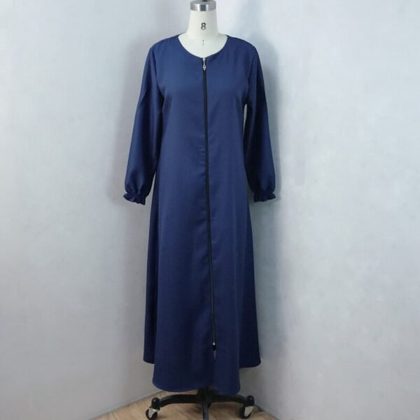 Abaya Ethnique à Zip Complet - 4