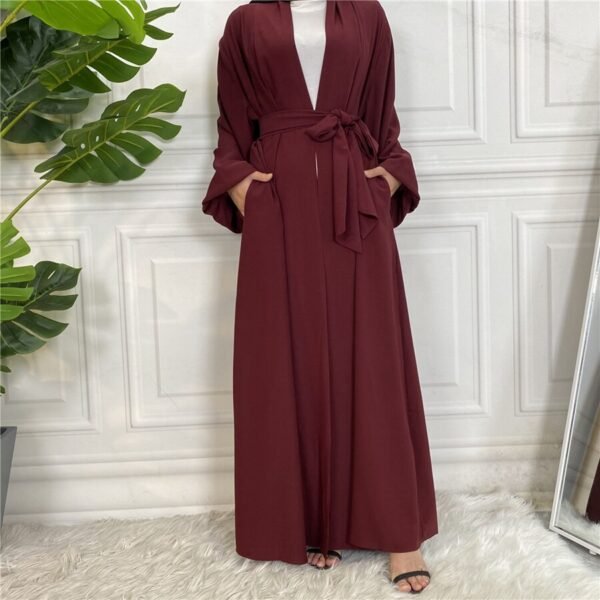 Abaya Kimono Avec Poches - 7
