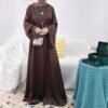 Abaya d'Été en Satin - 3