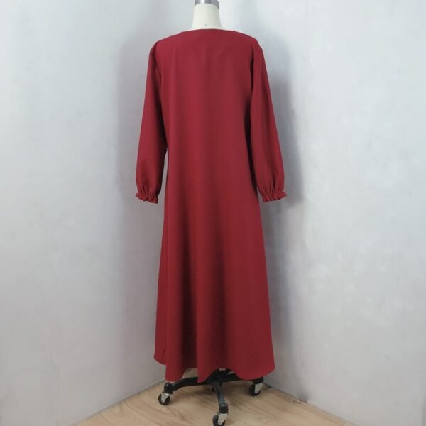Abaya Ethnique à Zip Complet - 3