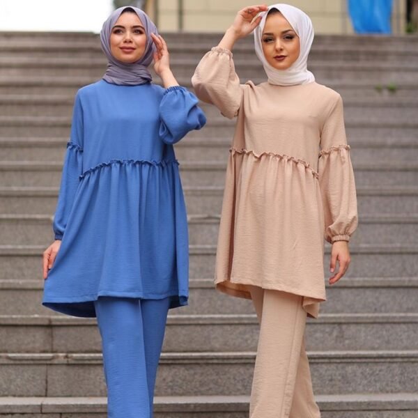 Ensemble Blouse et Pantalon Musulman - 6