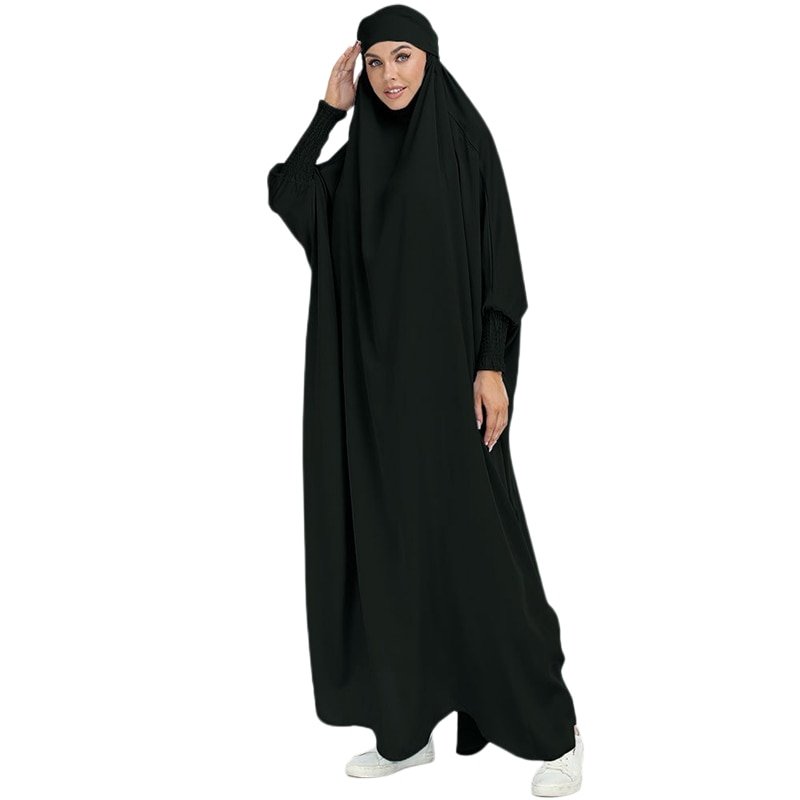 Abaya à Capuche avec Niqab - 4