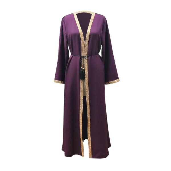 Abaya en Dentelle et Broderie - 1