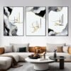 Tableau Aquarelle Grise Alhamdulillah - 9