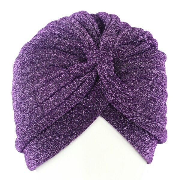 Turban à Fleur Pailletée - 1