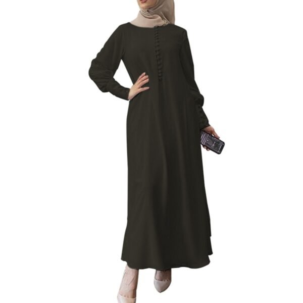 Robe Maxi à Ourlet Froufrou - 7