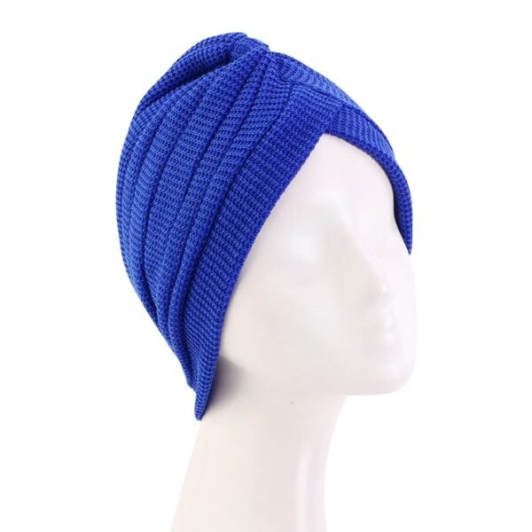 Turban Tricoté Uni pour Femme - 5