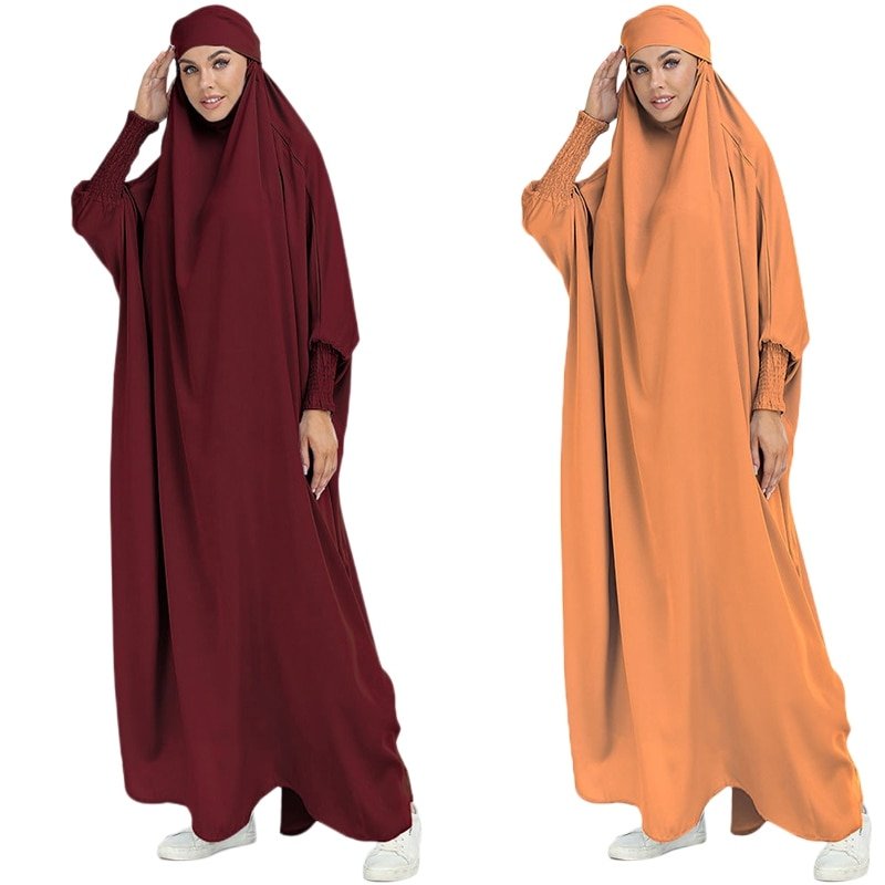 Abaya à Capuche avec Niqab - 5