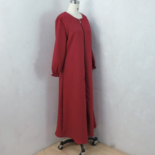 Abaya Ethnique à Zip Complet - 2