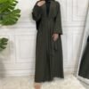 Abaya Kimono Avec Poches - 9