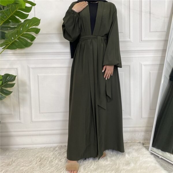 Abaya Kimono Avec Poches - 9