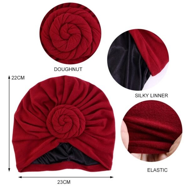 Turban à Volants Croisés - 3