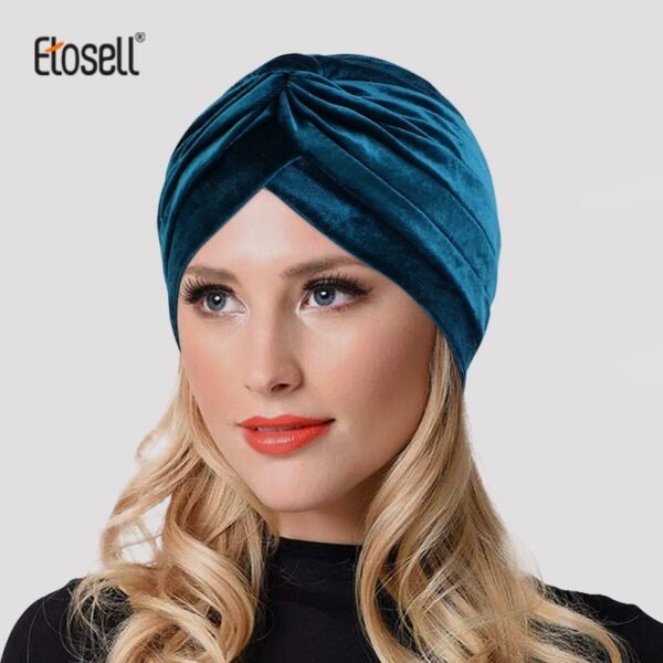 Hijab en Velours à Volants