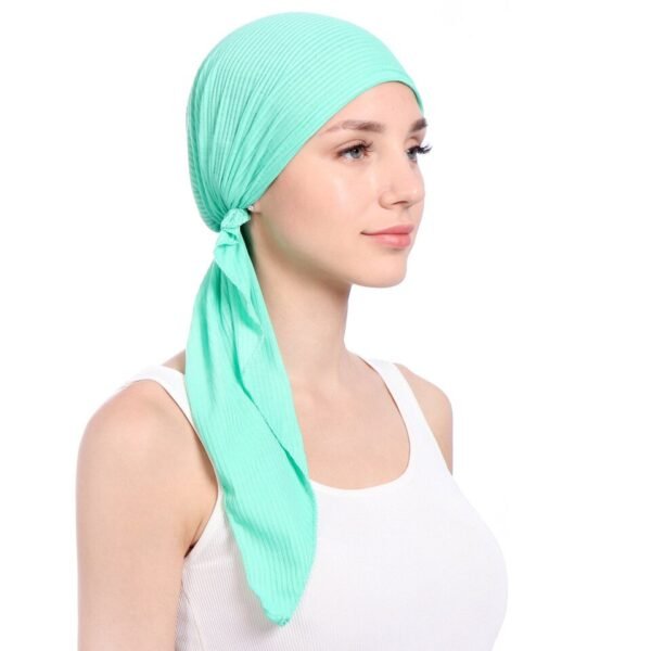 Bonnet Sous-Hijab en Coton Uni - 10