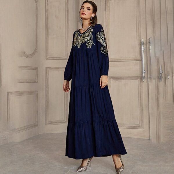 Kaftan Marocain à Broderie - 1