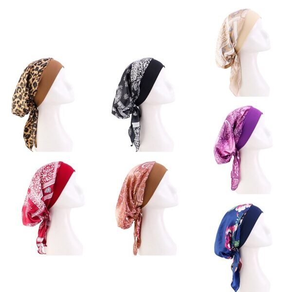 Turban à Imprimé Floral - 9