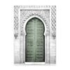 Toile Porte Grise Verte Sabr Shukr Kalimah - 6