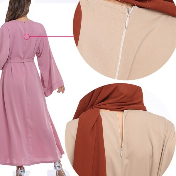 Robe Musulmane Élégante Automne - 4