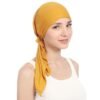 Bonnet Sous-Hijab en Coton Uni - 8