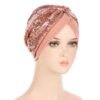 Turban à Sequins avec Nœud - 6