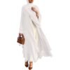 Kaftan Kimono avec Foulard - 4