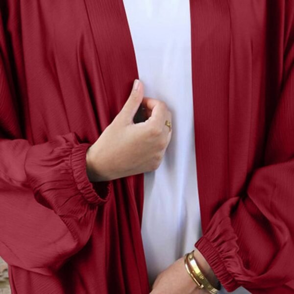 Kaftan Rouge Ouvert - 1