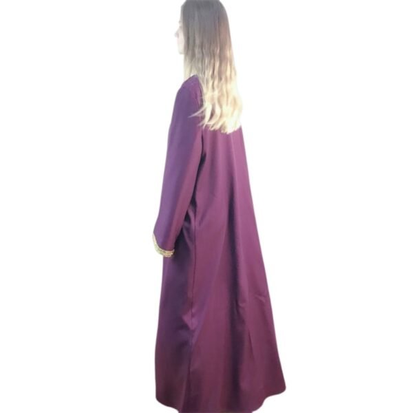 Abaya en Dentelle et Broderie - 4