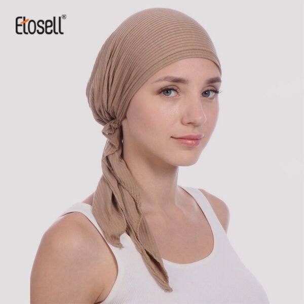 Bonnet Sous-Hijab en Coton Uni