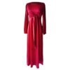 Abaya Satinée avec Ceinture - 9