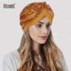 Turban à Sequins avec Nœud
