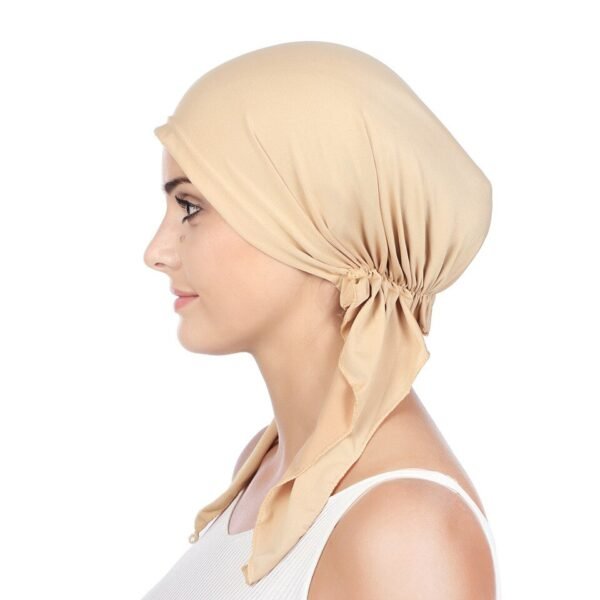 Bonnet Hijab Intérieur Unicolore - 4