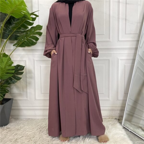 Abaya Kimono Avec Poches - 1