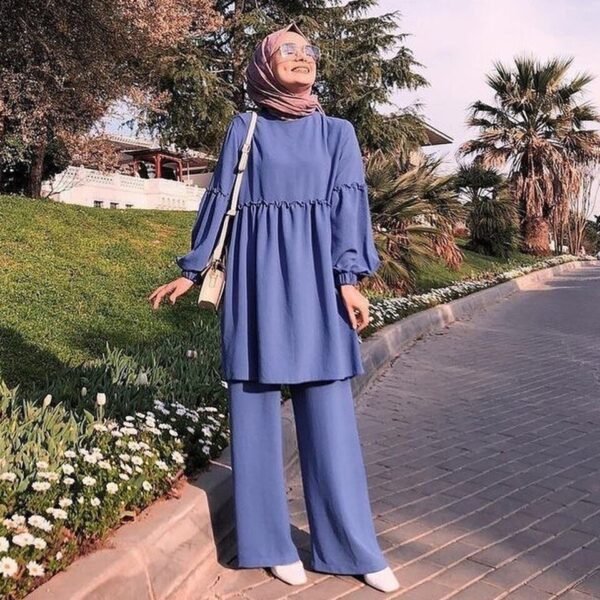 Ensemble Blouse et Pantalon Musulman - 4