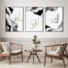 Tableau Aquarelle Grise Alhamdulillah