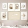 Toile Beige Muhammad Paix Bâtiment