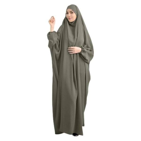 Abaya à Capuche pour Prière - 8