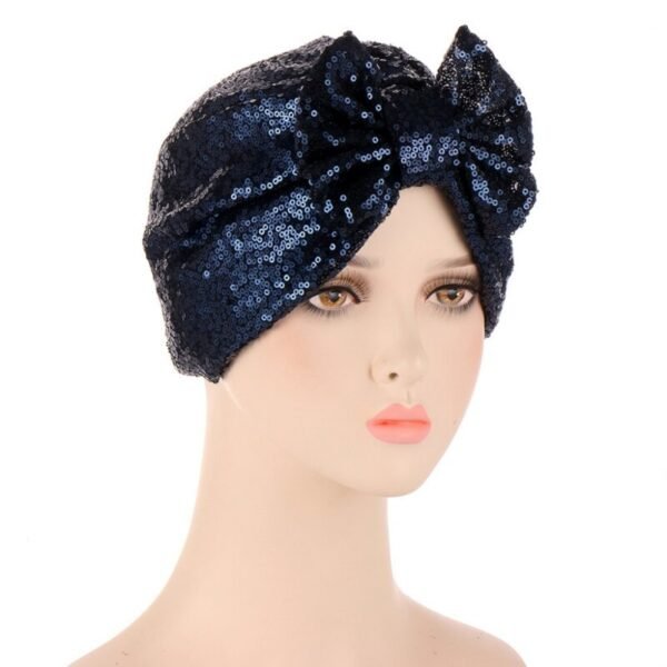 Turban à Paillettes pour Femmes - 8