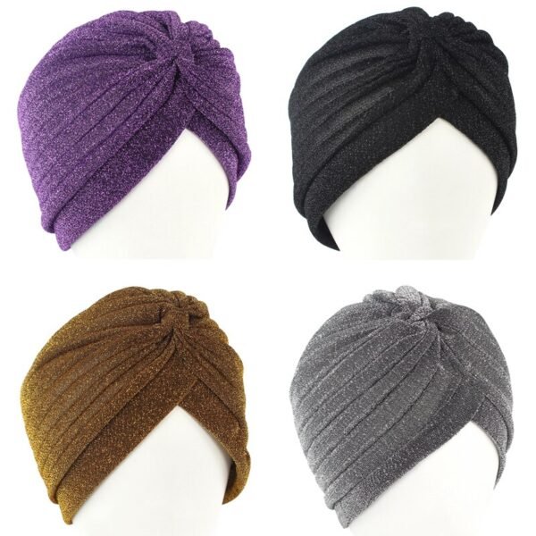 Turban à Fleur Pailletée - 5