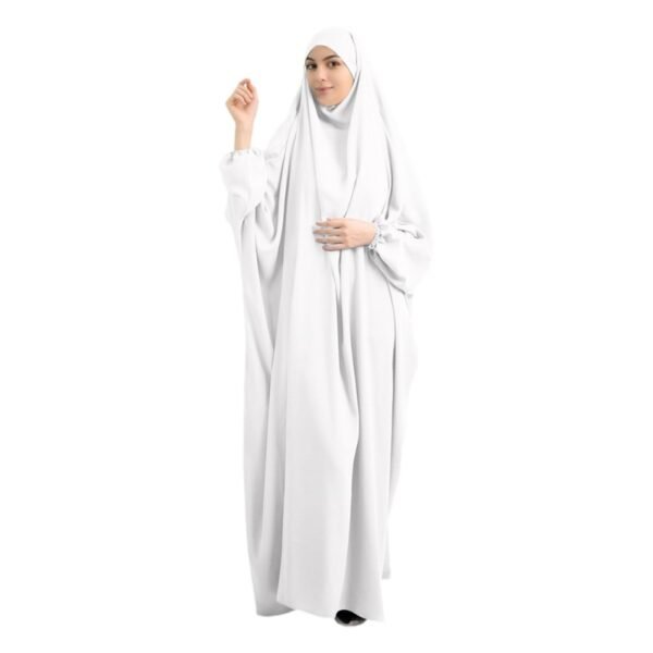 Abaya à Capuche pour Prière - 2
