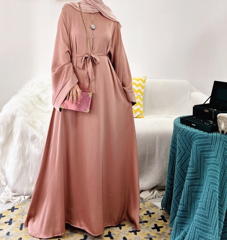 Abaya d'Été en Satin - 17