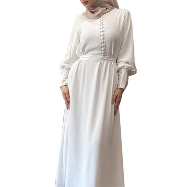 Robe Maxi à Ourlet Froufrou - 3