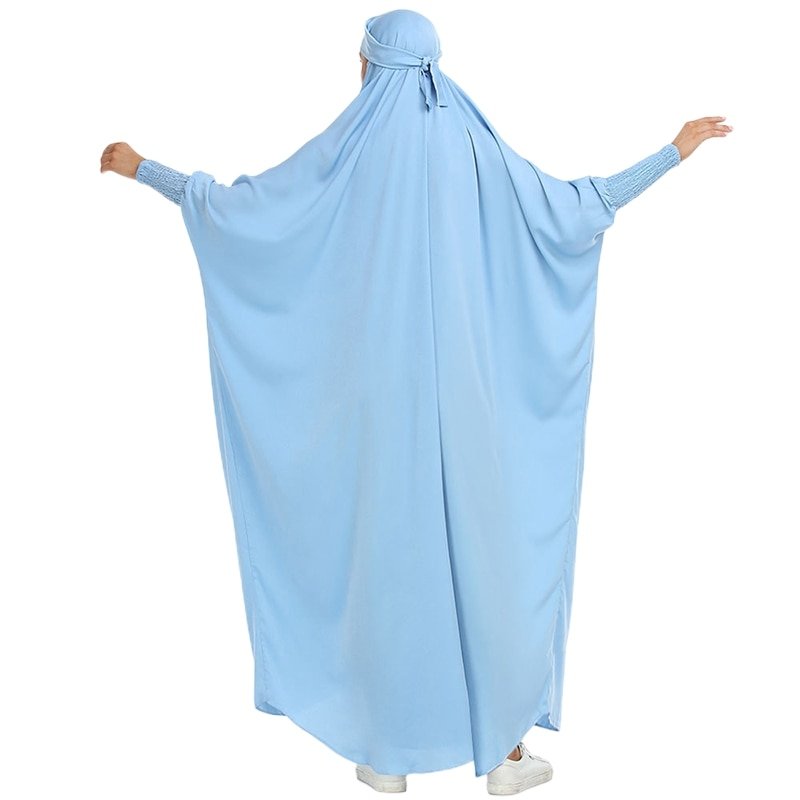 Abaya à Capuche avec Niqab - 1