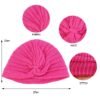 Turban Tricoté Uni pour Femme - 7