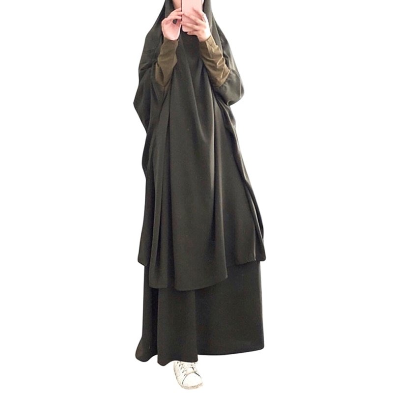 Abaya à Capuche pour Prière - 3