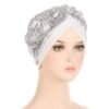 Turban à Sequins avec Nœud - 10