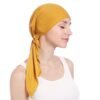 Bonnet Sous-Hijab en Coton Uni - 3