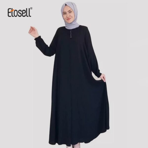 Abaya Ethnique à Zip Complet