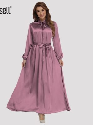 Caftan Satiné Élégant