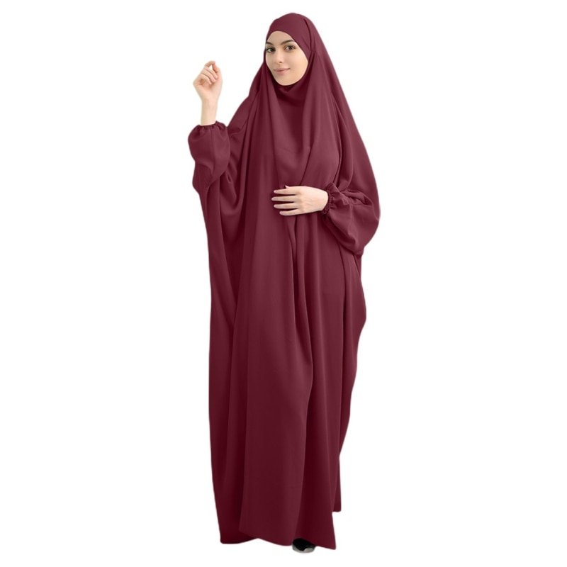 Abaya à Capuche pour Prière - 1